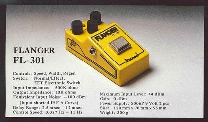 TONEHOME - the World of Vintage Guitar Effects Pedals - FL-301 Flanger