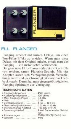 【Vintage】Ibanez  FLL FLANGER