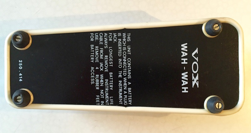 TONEHOME - the World of Vintage Guitar Effects Pedals - V846 Wah Wah