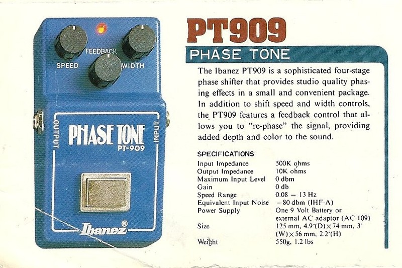 TONEHOME - the World of Vintage Guitar Effects Pedals - PT-909
